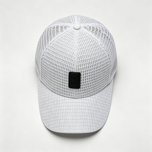6-Panel Full Mesh & Canvas Breathable Baseball <b>Cap</b> Polyester/Cotton <b>Quick</b> <b>Dry</b> Adjustable Unisex Outdoor Sports Hat - Product Image 3