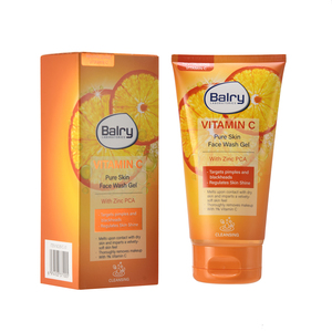 Gel Limpiador Facial de Espuma con Vitamina <span class=keywords><strong>C</strong></span> y Zinc PCA Balry de 150 ml, Espuma Limpiadora Facial para Piel Pura - Product Image 1