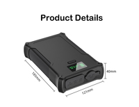 Station d'alimentation portable 36000/38400/40000mAh, charge rapide USB-C PD 60W, allume-cigare 12V, sortie CC réglable 12-24V