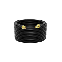 Cable de Extensión Adaptador RF Kontec CC RG316/RG174 de Baja Pérdida, Conectores Coaxiales SMA/BNC, 50/6GHz, VSWR <1.5, Temperatura de Operación