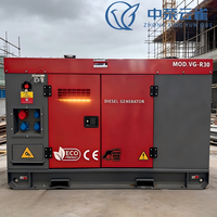 Générateur diesel monophasé 30 kW 1800 tr/min ATS super silencieux pour maison, hôpital, centre de données, chantier de construction, atelier