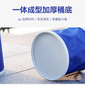 Portable Collapsible Oxford Cloth Water <b>Bucket</b> 9L For Car Washing Outdoor Fishing Multi Purpose - Product Image 5