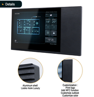 Tablette Android WiFi 10 pouces avec écran IPS, utilisation hôtelière, design bar, RK3566 Android 11, écran tactile 500 nits, automatisation de la maison intelligente