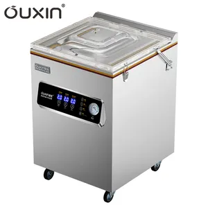 OX-390 vakum paketleme makinesi gıda türkiye balık pirinç vakum yapıştırma makinesi için kullanımı kolay 2 yıl garanti
