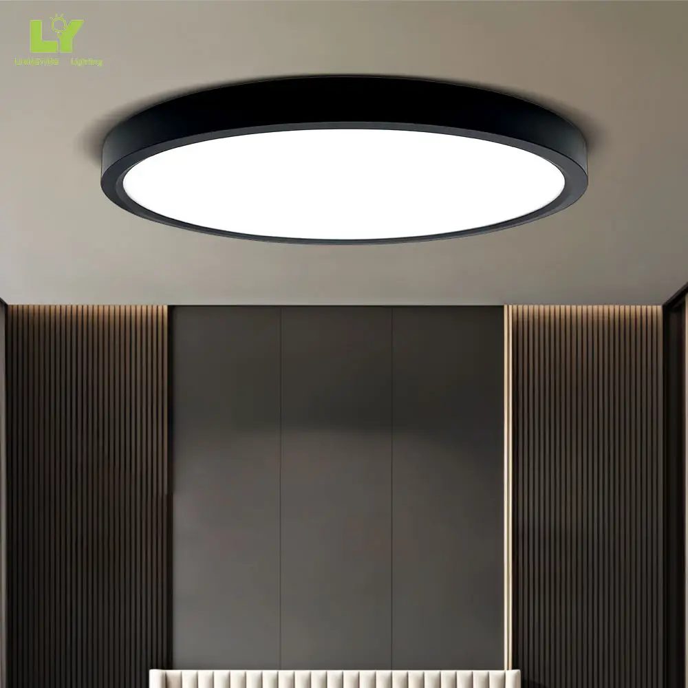 Frameless Design Wholesale Hot Sale Dimmable Surface Mounted Ceiling Lamp Back Lit Led Panel Light Round