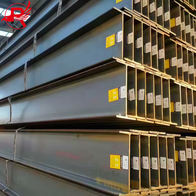 Custom Size Fabricated Structural Metal Manufacturing H-Beam Heavy Duty Steel Column Beam Metal Building Q235B Cutting Welding