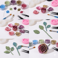 LEQU 18 Farben Luxus Kosmetikqualität Farbwechselndes Chamäleon Mica-Pulver DIY Epoxidharz Mica-Pigmentpulver für Nagelkunst