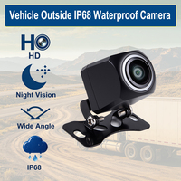 Caméra de véhicule professionnelle 1080P AHD, vue panoramique à 178 degrés, vision nocturne couleur, IP68, montage au plafond, caméra pour camion, flotte, OEM
