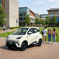Nouveau véhicule électrique à basse vitesse 2026 pour adultes, léger, quatre roues, usage domestique, fermé, 4 portes, 5 places, quadricycle électrique