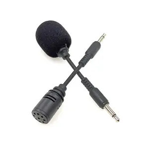 Yüksek hassasiyet çok yönlü Mini kablosuz mikrofon 3.5mm ses amplifikatörü