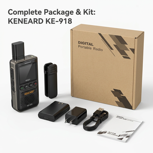 Radio PoC 4G LTE KENEARD KE-918 en alliage de zinc, ultra-mince, portable, longue portée, batterie 2000 mAh, type-C, radio bidirectionnelle - Product Image 5
