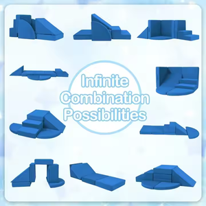 Sofá Modular de Juego para Niños, Sillón de <span class=keywords><strong>Espuma</strong></span> para Niños Pequeños, Sofás de Peluche Convertibles para Bebés, Juego de Sofás Plegables y Comprimidos - Product Image 4