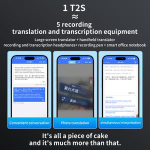 Dispositif de traduction vocale numérique de poche, <span class=keywords><strong>en</strong></span> <span class=keywords><strong>ligne</strong></span>/hors <span class=keywords><strong>ligne</strong></span>, multilingue, outil d'étude et de voyage, services de traduction électronique par IA - Product Image 3