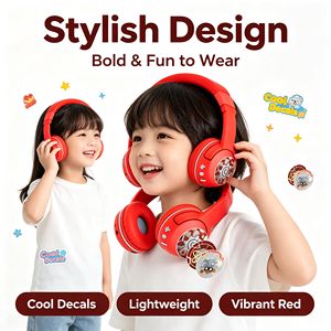 หูฟังไร้สายดีไซน์ใหม่ BuddyPhones ตัดเสียงรบกวน สเตอริโอ บลูทูธ แบตเตอรี่ใช้งานได้ยาวนาน เหมาะสำหรับเด็กเล่นเกม - Product Image 5