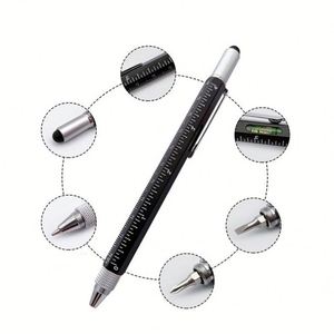 LC630 Customizable Logo Metal Ballpoint Pen with Cm/inch Scale and <b>Water</b> <b>Level</b> Function Promotion Gift Custom Engineering Pen - Product Image 2