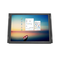 Zhixianda 15 inç kiosk dokunmatik monitör lcd endüstriyel açık çerçeve kapasitif dokunmatik monitör ekran