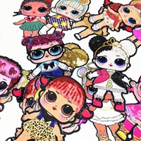 Nouveaux Styles vêtement décoratif film mode soeur personnage Madonna filles coudre sur vêtements Sequin broderie Patch