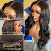 Прямая поставка, оптовая продажа, парики из натуральных человеческих волос Lacefront, парики Hd на сетке спереди, предварительно выщипанные бразильские 13X4 13X6, парик на сетке спереди