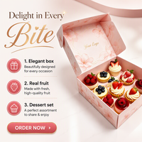 Boîte à pâtisserie en carton ondulé personnalisée en gros avec logo, boîte d'expédition robuste pour cupcakes et desserts, emballage en carton