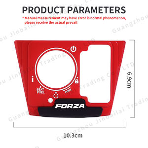 Protection de démarreur et de bouton de démarrage coloré en alliage d'aluminium pour moto Forza350, pièce modifiée - Product Image 2