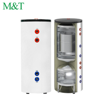 Pompe à chaleur solaire air-eau en acier inoxydable 304/316 de 200 litres, 30 kW, chauffage DHW, certifiée CE, réservoir d'eau chaude 110 V