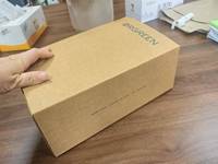 Kotak Hadiah Ramah Lingkungan dari Kertas Kraft Daur Ulang dengan Cetakan Dalam Kustom, Kotak Pengiriman Coklat, Kemasan Kotak Langganan