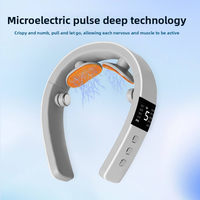 Appareil de massage intelligent pour soulager la douleur de la colonne cervicale Appareil de massage électrique chauffant TENS Pulse Portable pour le cou et les épaules