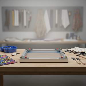 Db Wholesale Silk Screen Printing Frame 20x20 Inch <b>Aluminum</b> 110 <b>Mesh</b> Count Printing <b>Mesh</b> For Art And Craft Projects - Product Image 2