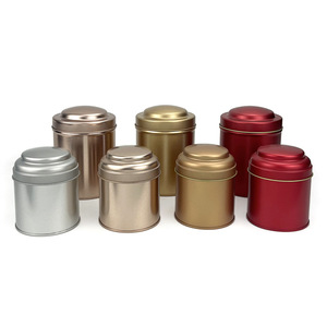 Lata de Té Hermética Personalizada de Lujo, Redonda o Cuadrada, de Metal, para Envasar Té a Granel - Product Image 1