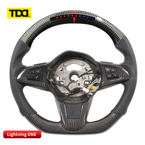 Volante deportivo TDD LED de fibra de carbono para BMW Z4, volante personalizado de fibra de carbono genuina. - Product Image 4