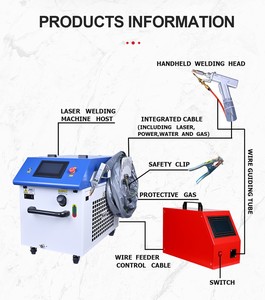 Machine de soudage au laser à fibre industrielle portable professionnelle de 1500 W avec 3 ans de garantie - Product Image 3