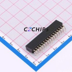 HC-PM254-8.5H-2x16PW Pin Socket Bent Lead Through Hole,P=2.54mm Connector 2x16P 2.54mm 2.54mm Square Hole - Product Image 2