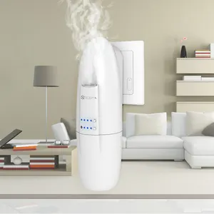 Diffusore di aromi personalizzato senza acqua di vendita superiore SCENTA, presa a muro elettrica In diffusore di olio essenziale di nebbia fredda ad aria per la casa