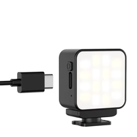 Éclairage d'Appoint LED pour Téléphone Portable et Caméra d'Action, Mini Lampe de Poche Portable LED de Beauté pour Vidéo et Selfie