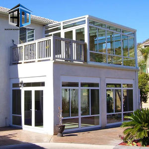 Serre en verre, extérieur en aluminium, verre trempé, véranda quatre saisons, <span class=keywords><strong>solarium</strong></span>, aluminium 6063 T6, véranda en verre - Product Image 5