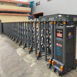 Portão Telescópico Automático Retrátil de Alumínio Industrial para Uso em Armazém e Hospital com Controle Remoto - Product Image 3