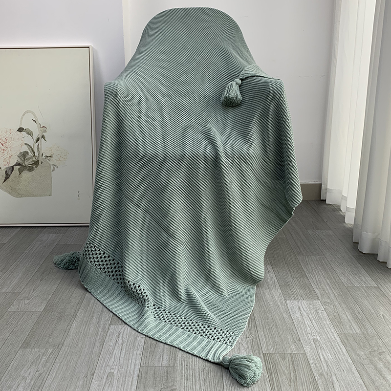 以上尺寸棉针织扔毯沙发毯卧室毯子 - buy knitted blanket,over size