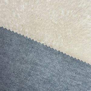 Vải sản xuất may mặc áo khoác nữ dày dặn, chất liệu giả lông mềm mại, ấm áp, cao cấp, bán buôn - Product Image 5