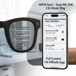 Lentes Inteligentes con IA, Cámara de 8MP, Grabación de Video 1080P, Lentes de Sol Bluetooth, Auriculares Digitales <span class=keywords><strong>VR</strong></span> AR con Cancelación de Ruido - Product Image 6