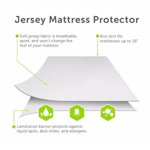 <span class=keywords><strong>Protector</strong></span> de Colchón Premium de Jersey, Impermeable, Transpirable, Cubrecolchón Médico Tamaño Queen <span class=keywords><strong>para</strong></span> Uso Doméstico y Hospitalario, Lavable - Product Image 3
