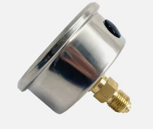 HENGZAN 2025 Factory <strong>Price</strong> Oil Filled Stainless Steel <strong>Pressure</strong> <strong>Gauge</strong> Back Connection Manometer - Product Image 1