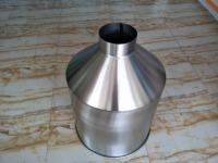 Trémie de stockage, pièces de machine de remplissage, seau liquide de pâte, seau matériel de décharge, trémie conique d'acier inoxydable