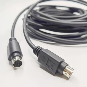 Kabel Kustom MIDI Din Connector Panel Mount 4 5 6 7 8 9 10 11 12 13 PIN Mini DlN Male Keyboard <span class=keywords><strong>Mouse</strong></span> Cable Assembly - Product Image 1