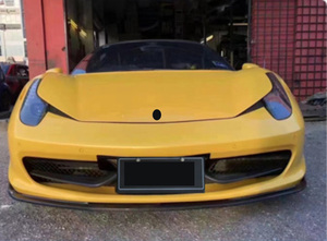 Venta caliente precio <span class=keywords><strong>barato</strong></span> piezas de automóvil Bodykit labio delantero para <span class=keywords><strong>Ferrari</strong></span> 458 modificado Vorsteiner modelo pequeño envolvente fibra de carbono - Product Image 4