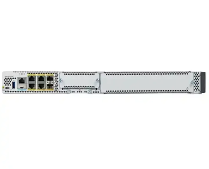 Enrutador de la serie Edge Platforms de la serie 8300 con 2 puertos Ethernet de 10 Gigabit y 4 puertos Ethernet de 1 Gigabit