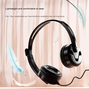 Giá thấp 8009 Tai nghe có dây, các khóa học trực tuyến, máy tính xách tay, máy tính để bàn, điện thoại di động, máy tính bảng, tai nghe với microphone - Product Image 4