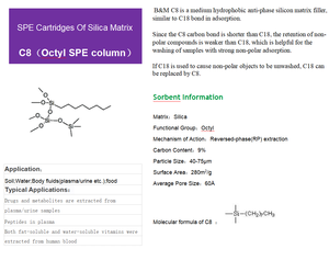 Suministro Directo de Fábrica de Columnas C8 SPE <span class=keywords><strong>para</strong></span> Pruebas de Residuos de Pesticidas en Alimentos y Pretratamiento de Muestras. Precios Competitivos. - Product Image 6
