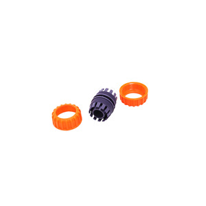 Conector de Reparación de Mangueras Huabangshi de 4 Puntos, Conector de Plástico de 1/2 Pulgada para Manguera de Jardín, Fácil de Instalar - Product Image 1