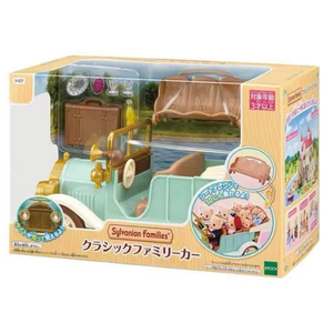 Mini voiture cabriolet classique, collection surprise <span class=keywords><strong>Sylvanian</strong></span> <span class=keywords><strong>Families</strong></span>, jouet avec accessoires de bagages - Product Image 4
