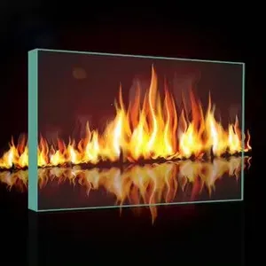 Vidrio ignífugo vidrio aislante resistente al calor vidrio resistente al fuego para lugares públicos